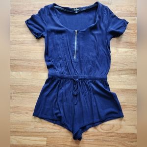 Lulus romper in dark navy blue size small